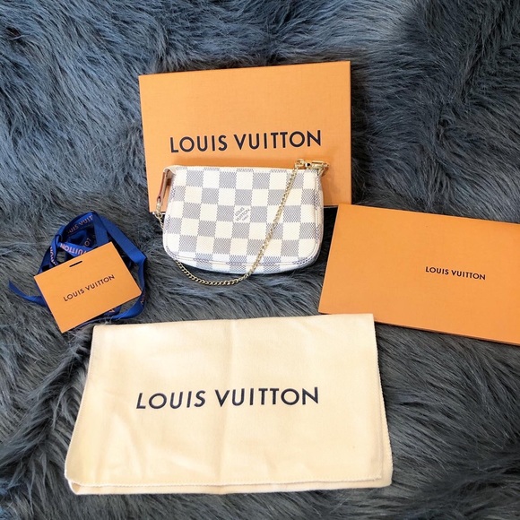 Louis Vuitton Handbags - Louis Vuitton Mini Pochette - Damier Azur